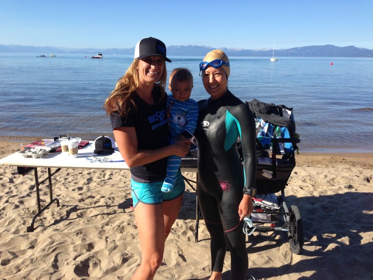 Kristy & future Olympian, Ian