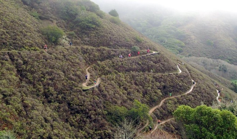The Heather cut-off slip and slide was quite the ride up and back down.