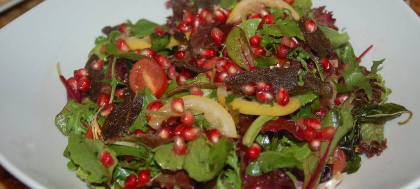 Pomegranate and Roasted Lemon&nbsp;Salad