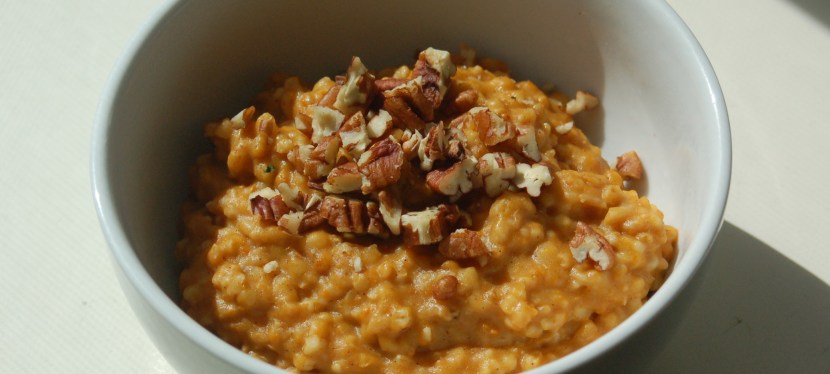 Pumpkin Oatmeal in a Slow Cooker